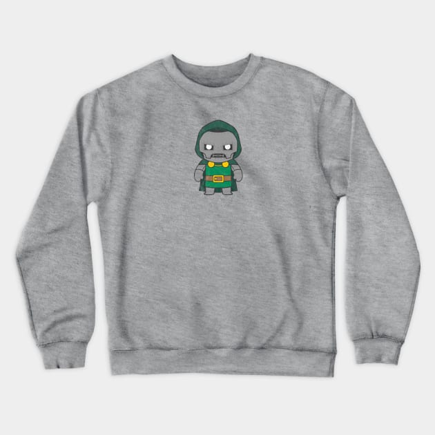 Kawaii Doctor Doom Crewneck Sweatshirt by gabradoodle